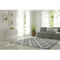 thumbnail image 2 of L'Baiet Carrie Grey Trellis 4' x 6' Rug, 2 of 4