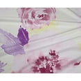 thumbnail image 4 of oneOone Polyester Lycra Fabric Watercolor Leaves & Peony Floral Print Fabric BTY 56 Inch Wide, 4 of 4