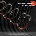 thumbnail image 3 of A-Premium 2Pcs Front Suspension Coil Spring Set Compatible with Ford Windstar 1999 2000 2001 2002 2003, Driver and Passenger Side, Replace# 3F235310FA, 3 of 9