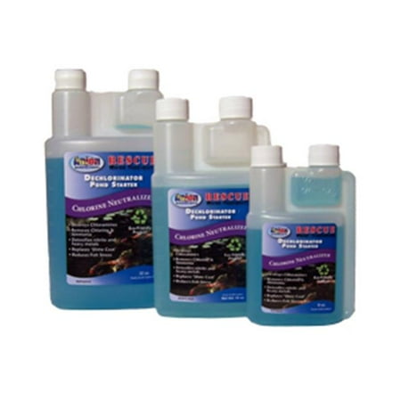 Anjon RDPS1GL Rescue 1 Gallon Dechlorinator Pond Starter Treats 64,000 Gallons