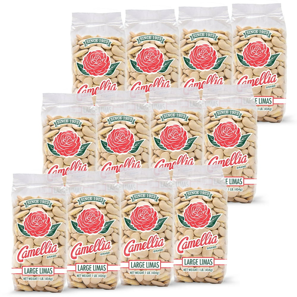 Camellia Brand Dry Large Lima Beans 1lb (12pk) - Walmart.com - Walmart.com