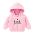 thumbnail image 2 of Herrnalise Toddler Boys Christmas Sweatshirts Hoodies Christmas Prints Pullover Tops Kids Hooded Sweaters Xmas Outerwear, 2 of 7