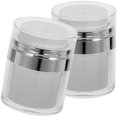 thumbnail image 1 of 2pcs Practical Airless Pump Bottles Empty Lotion Bottles Facial Cream Containers, 1 of 2