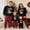 Mom, variant on Christmas Family Pajamas Matching Set Letter Elk Print Long Sleeve Tops and Plaid Pants Sleepwear