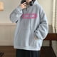 thumbnail image 2 of Sudadera con capucha y estampado de letras de otoño para hombre, sudaderas con capucha de gran tamaño de forro polar estilo hip hop, nueva moda coreana 2024, sudadera con capucha estilo urbano Y2K, 2 of 5
