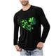 thumbnail image 1 of Blusas y camisas de manga larga con cuello redondo para hombre, deportivas, fitness, hogar, pijamas navideños estampados, camiseta de manga larga con cuello redondo, blusa de poliéster para hombre, 1 of 3