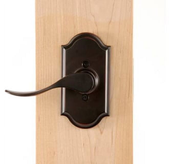Weslock L1740U1U1SL23 Left Hand Bordeau Premiere Entry Lock with Adjustable Latch and Full Lip Strike Oil Rubbed Bronze Finish - image 4 of 6