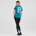 thumbnail image 5 of Women's Nike Amani Oruwariye  Teal Jacksonville Jaguars  Game Jersey, 5 of 7
