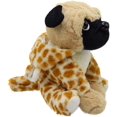 thumbnail image 3 of Casagood Lindo Perro Pug Animal De Peluche Cosplay Como Pantera Marrón Juguetes De Peluche Juguete De Pug Suave En Disfraz De Leopardo Grandes Peluches Juguetes Cachorros De Peluche Animales para Niño, 3 of 4