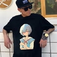 thumbnail image 4 of Evangelion anime T-shirt for short-sleeved womenpangjing, 4 of 4