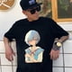 thumbnail image 4 of Evangelion anime T-shirt for short-sleeved womenpangjing, 4 of 4