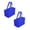 Blue, variant on Qiangzon 2PC Black Insulated Cooler Bag, 24-Hour Cold Retention, Peva Leak-Proof Liner, Foldable Flat Storage, for Grocery Shopping, Outdoor Picnic