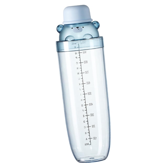 PC Body Coctelera Coctelera de té Taza Mezclador de cócteles Martini Fabricación de bebidas Mezclador Mezclador de té helado Botella para fiesta Bar 1000ml Azul BLESIY Cocteleras