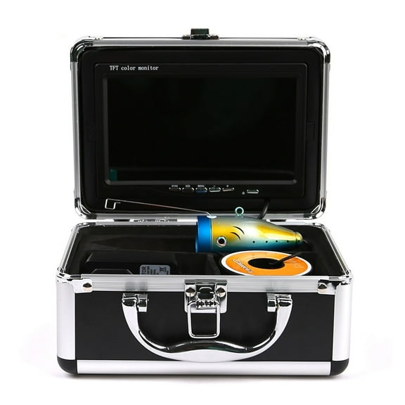 Fish Finder Underwater Camera 7' Inch 1000TVL Waterproof Under Water Ice Fishing Camera 12 PCS Infrared Lamp For Fishing ,Cool Gifts for Fishing