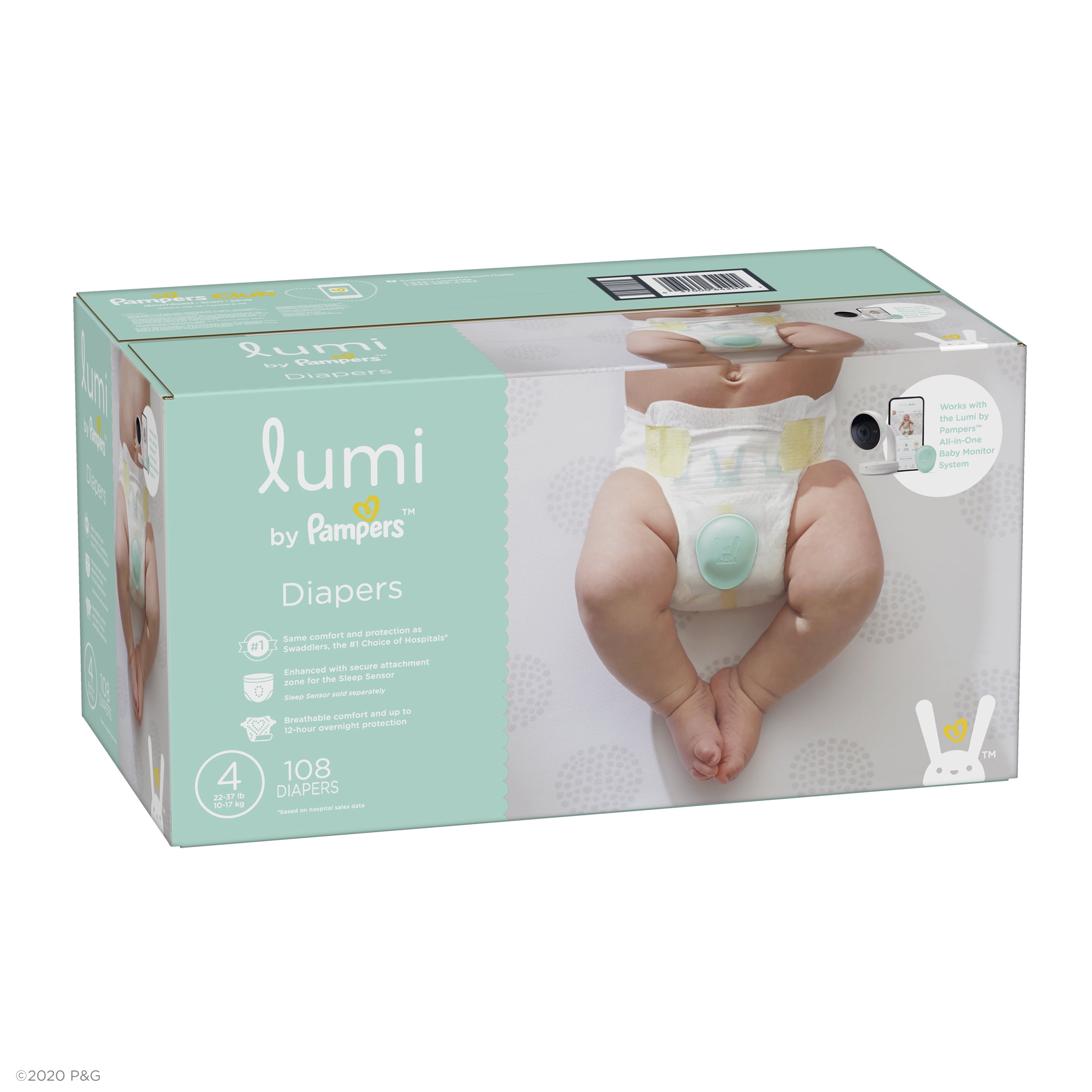 Lumi by Pampers Diapers Size 4 108 Count