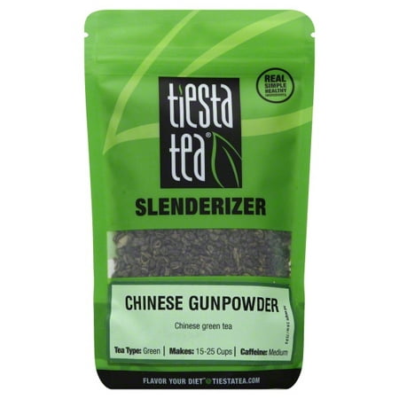 Tiesta Tea Slenderizer, Chinese Gunpowder, Loose Leaf Green Tea Blend, Medium Caffeine, 1.8 Ounce