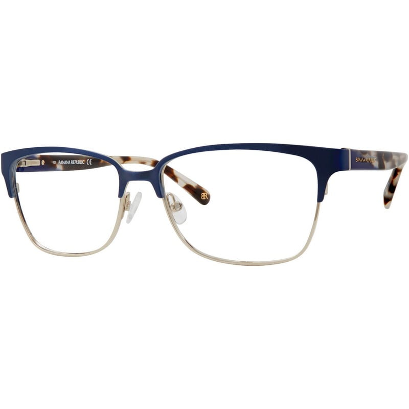 BANANA REPUBLIC BR-PAISLEY-0KY2-52 Eyeglasses Size 52mm 15mm 135mm Blue