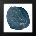 thumbnail image 2 of Hershey, Moira 15x15 Black Modern Framed Museum Art Print Titled - Horoscope Gemini, 2 of 5