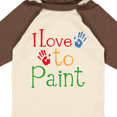 thumbnail image 4 of Inktastic Painting Art I Love to Paint Boys or Girls Long Sleeve Baby Bodysuit, 4 of 5