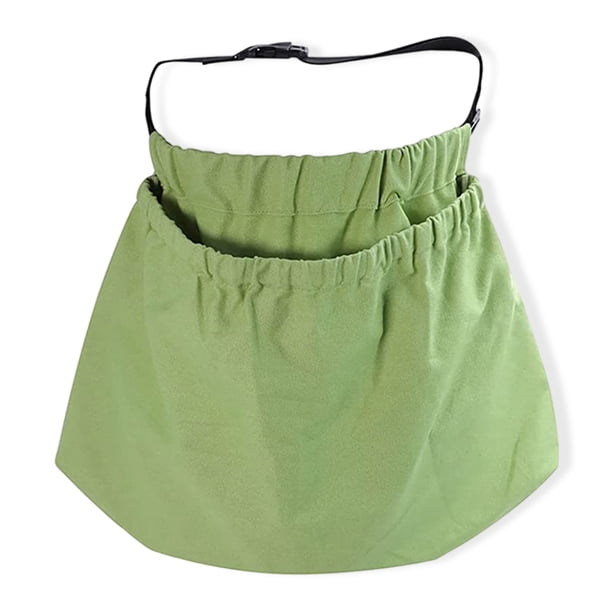 Ounissouiy Bolsa de recolección de frutas Bolsa de recolección de malezas Recolector de gran capacidad Canasta de bolsillo Recolección de manos libres Jardín y Patio Verde