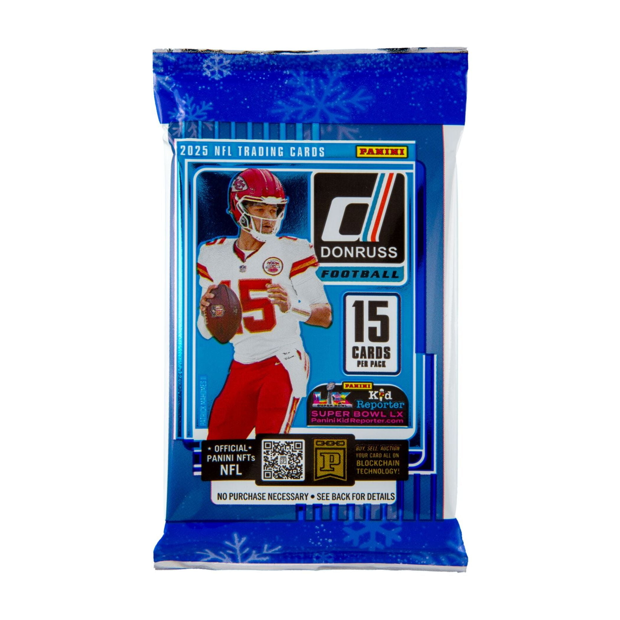 2025 Panini Donruss Football Holiday Trading Cards Blaster Box