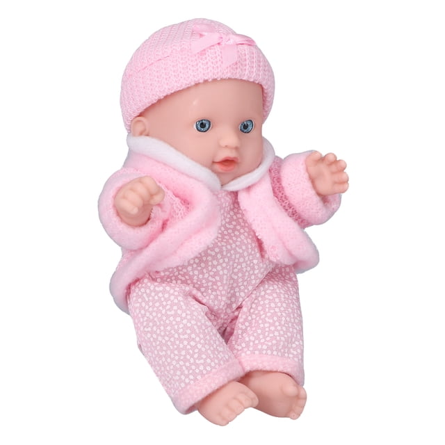 Poupée Bébé Réaliste de 8 Pouces en Peau Claire, Jouet de Mode pour Nouveau-Né