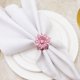 thumbnail image 5 of Juego de 20 servilleteros de flores ahuecados para bodas, fiestas, banquetes, cenas de Navidad, delicadas hebillas para servilletas, decoración (rosa) brillar Electrónica, 5 of 5