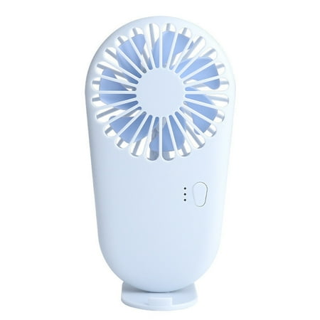 

2023 Summer Savings Clearance! WJSXC Portable Three-Speed Adjustable Mini Fan Key Type Pocket Fan Blue