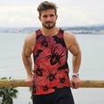 thumbnail image 6 of Pofeuu Bats And Spiders Print Men's Workout Tank Tops Sleeveless Muscle Gym Shirt Quick Dry-XX-Large, 6 of 7