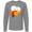 AC-Heather Grey, variant on Inktastic Thanksgiving Goofball Turkey Face Long Sleeve T-Shirt