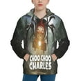 thumbnail image 4 of Kids Choo Choo Charles Pullover Hoodie Realistic 3d Print Graphic Hooded Sweatshirts With Drawstring, 4 of 8