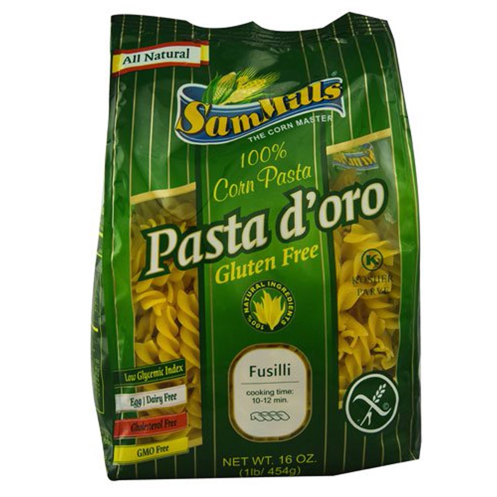 Sam Mills Pasta d' oro 100 Corn Pasta Gluten Free Fusilli 16 oz 2