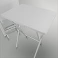 thumbnail image 4 of 5 Piece TV Tray Table Set in White (4 Trays, 1 Stand), 4 of 11