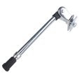 thumbnail image 2 of Bike Kickstand, Anti Rust Waterproof Center Mount Kickstand Non Slip Adjustable  For 24-27 Inch Road Mountain Bikes Silver, 2 of 5