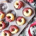 thumbnail image 4 of CHEFMADE Premium 12-Cavity Cyclone Donut Bakeware, Non-Stick Coating Carbon Steel, Dishwasher Safe Oven Cake Pan (Champagne Gold), 4 of 8