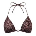 thumbnail image 4 of Leey-World 2 Piece Y2k Polka Dot Halter Bikini with Shorts 2000s Bathing Suit Set Summer Vacation Cute Beach Tankini Swimsuit(Brown,M), 4 of 5