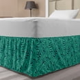 thumbnail image 1 of Ambesonne Multi-color Gathered Microfiber Bed Skirt, Twin, 1 of 2