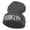 Dk Grey, variant on Brooklyn Embroidered Long Beanie - Black OSFM