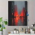 thumbnail image 4 of Abstract Cityscape Canvas Wall Art，Modern Home Decor for Living Room Bedroom Office Hallway, 4 of 8
