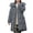 Gray, variant on Womens Long Coat Womens Fall Jackets Womens Cotton Coats For Women Down Jacket Womens Long Puffer Coat Oversized Casual Loose Solid Lined Rain Jacket Women Waterproof Light blue M