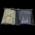 thumbnail image 5 of 50PC Clear Almond Sample Swatch Sticks 50PC Natural Almond Fan Shape Nail Polish Color Display Board Nail Art Tips Practice Sticks Tools wit Ring Holder., 5 of 5