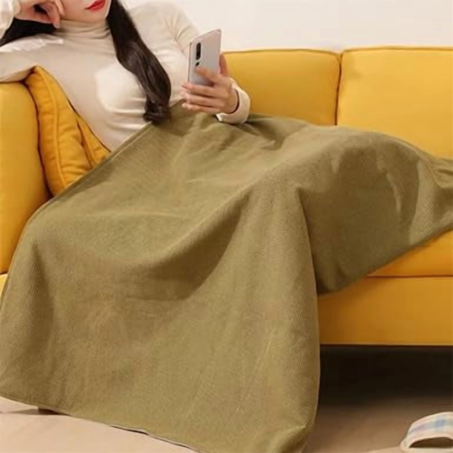Heated Shawl Wraps for Women, 2025 New Portable Heated Blanket, Wearable Rechargeable Soft Cordless Heated Blanket