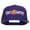 Purple, variant on Halloween Monster Embroidered Snapback Cap - Navy OSFM