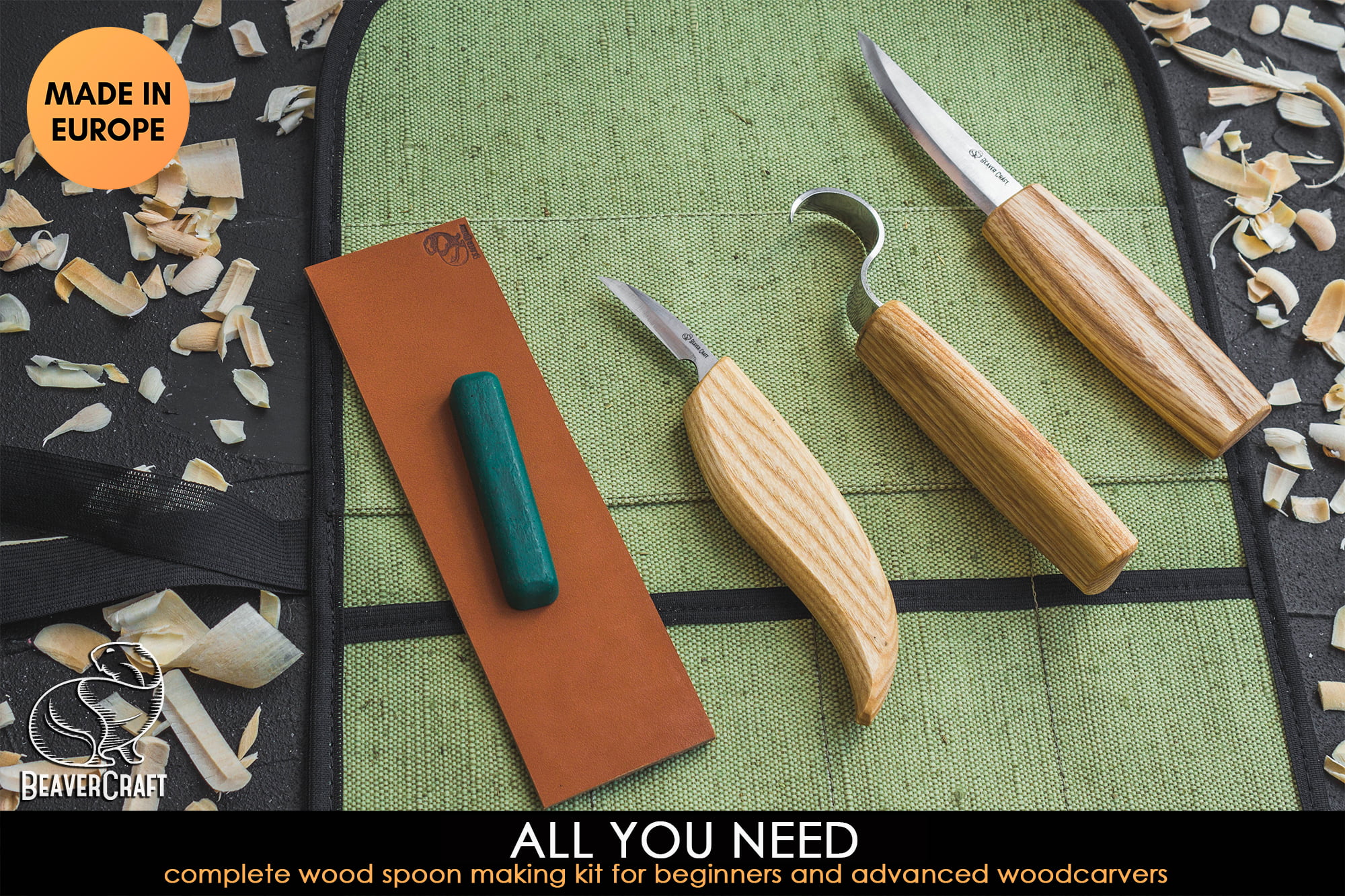 Wood Carving Kits from BeaverCraft: How Do We Make Them – BeaverCraft Tools