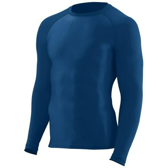2604A-Navy-3X Hyperform Compression Long Sleeve Shirt, Navy - 3X