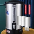 thumbnail image 4 of Stainless steel electric double-layer boiling water bucket milk tea insulation heating bucket large capacity electric soup bucket boiling water bucket, 4 of 6