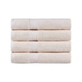 thumbnail image 6 of BNM Egyptian Cotton Solid Bath Towels, Set of 4, Ivory, 6 of 6