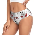 thumbnail image 2 of Fotbe Koi Fish Calzones Estampados para Mujer – Ropa Interior de Algodón, Cómoda, Suave y Elástica-X-Small, 2 of 6