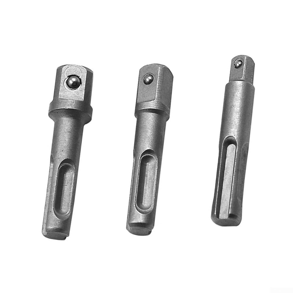 Details about   3PCS SDS Drill Chuck Adapter Power Extension Socket Driver Tool 1/4 3/8 1/2 Hot 