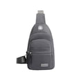 thumbnail image 2 of karymi Chest Bag Men's Trendy Sports Slant Backpack Cloth Casual Luminous Chest Bag Shoulder Crossbody Bag Weekly flyer, 2 of 9